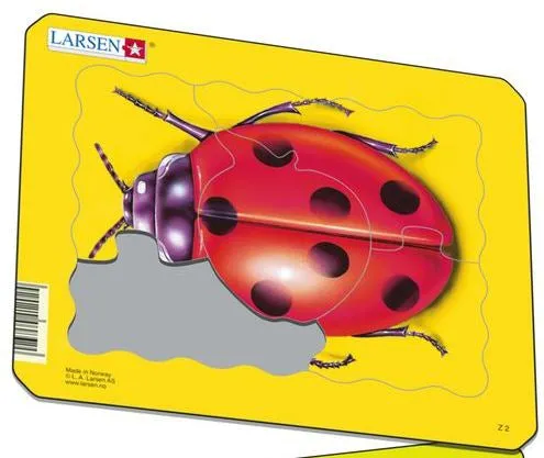 Larsen Insects Small Frame Tray Puzzle Ladybug