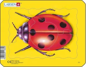 Larsen Insects Small Frame Tray Puzzle Ladybug