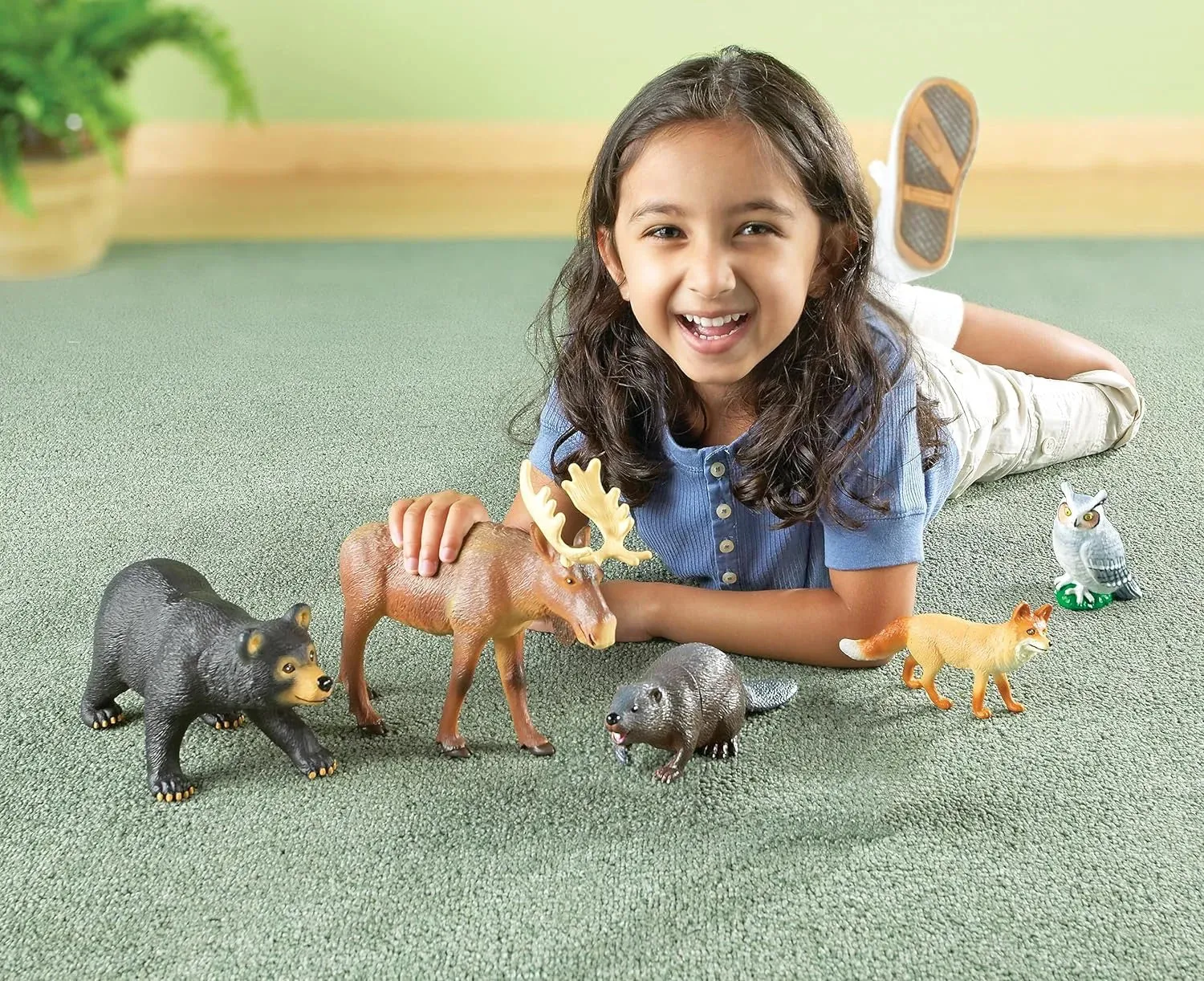 Learning Resources Jumbo Forest Animals Figures