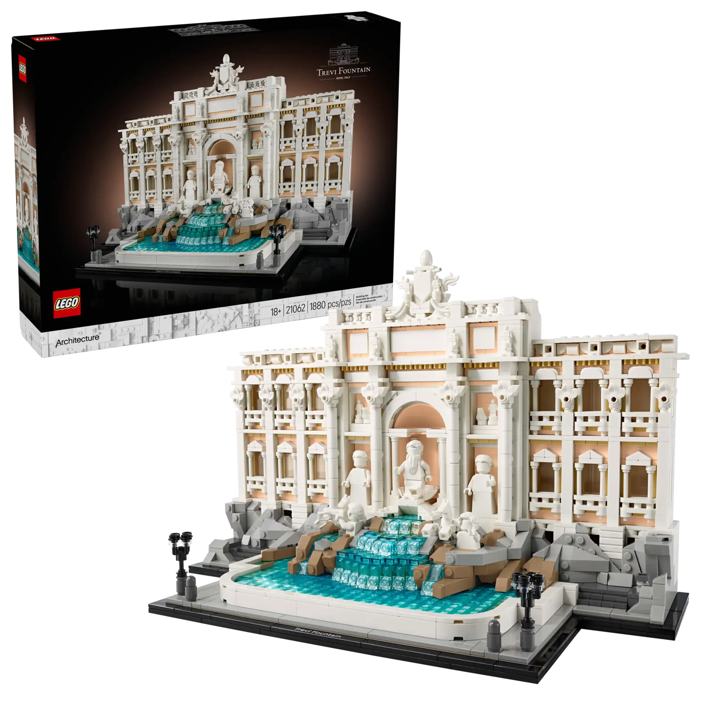 LEGO ARCHITECTURE 21062 Trevi Fountain for Adults