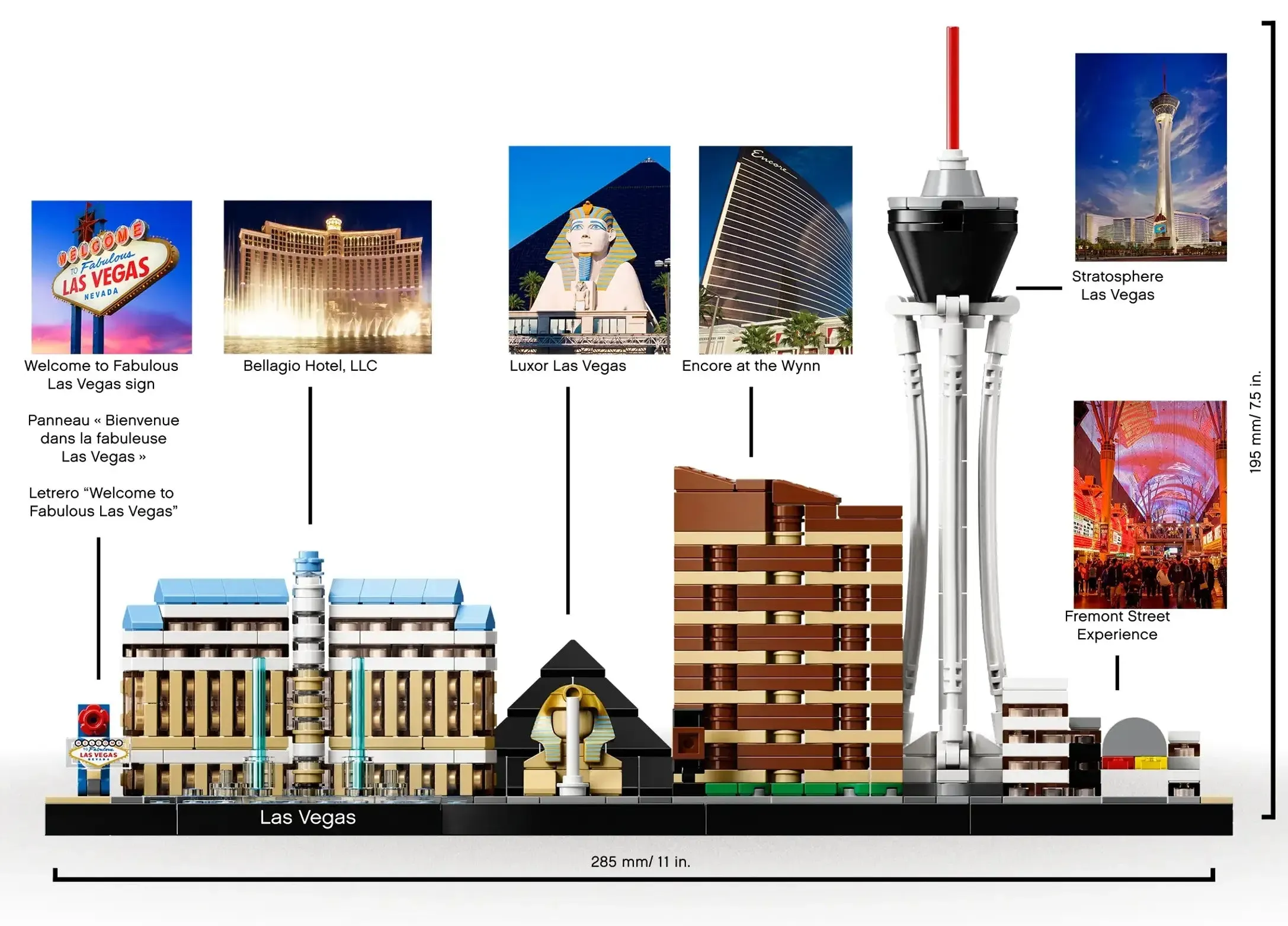 LEGO Architecture Skyline Collection 21047 Las Vegas