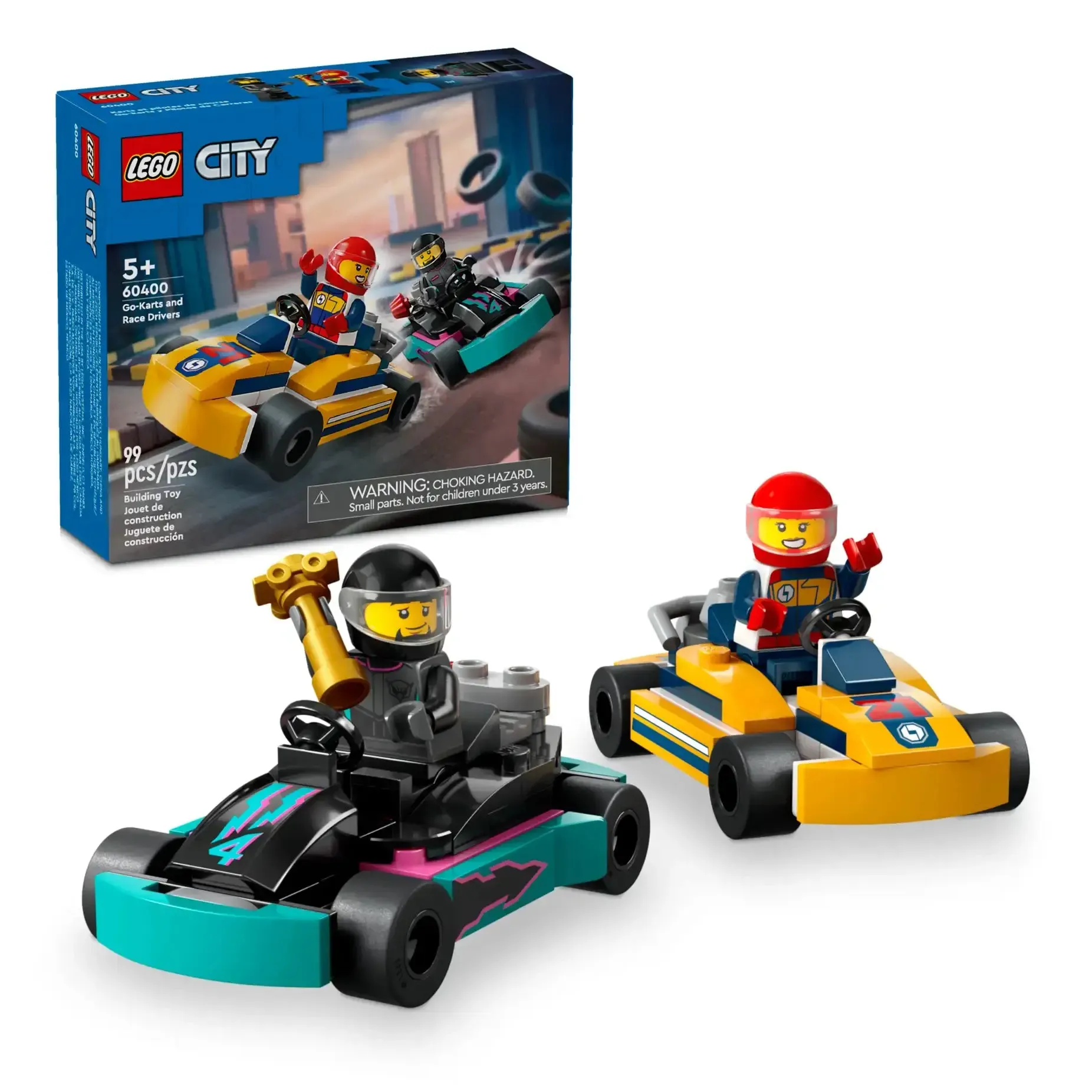 LEGO CITY 60400 Go-Karts and Race Drivers
