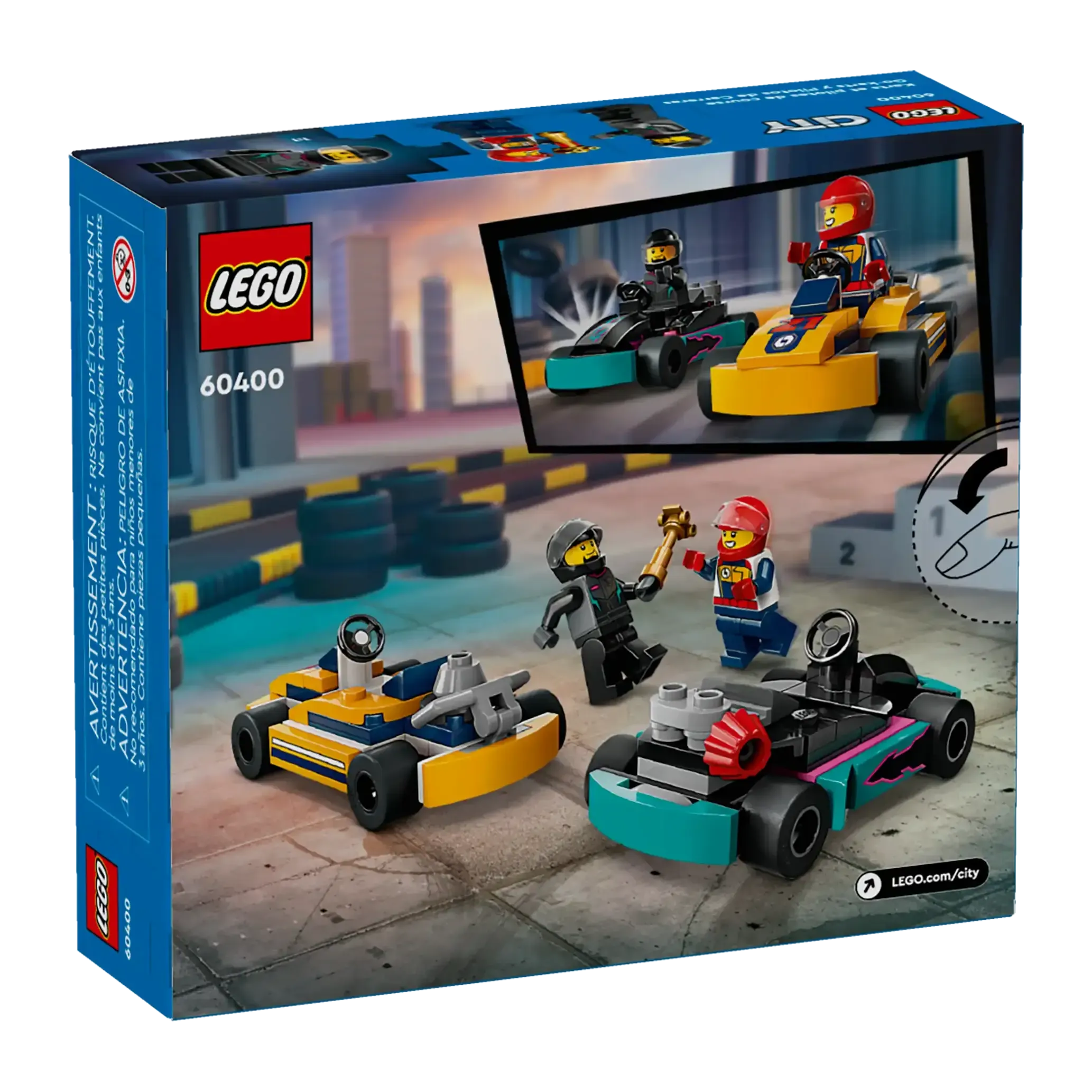 LEGO CITY 60400 Go-Karts and Race Drivers