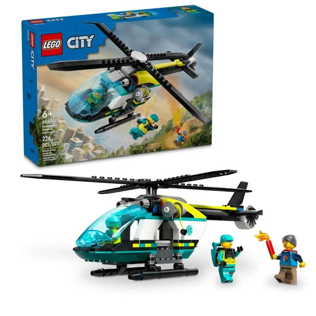 Lego City City Great Vehicles Emergency Rescue Helicopter