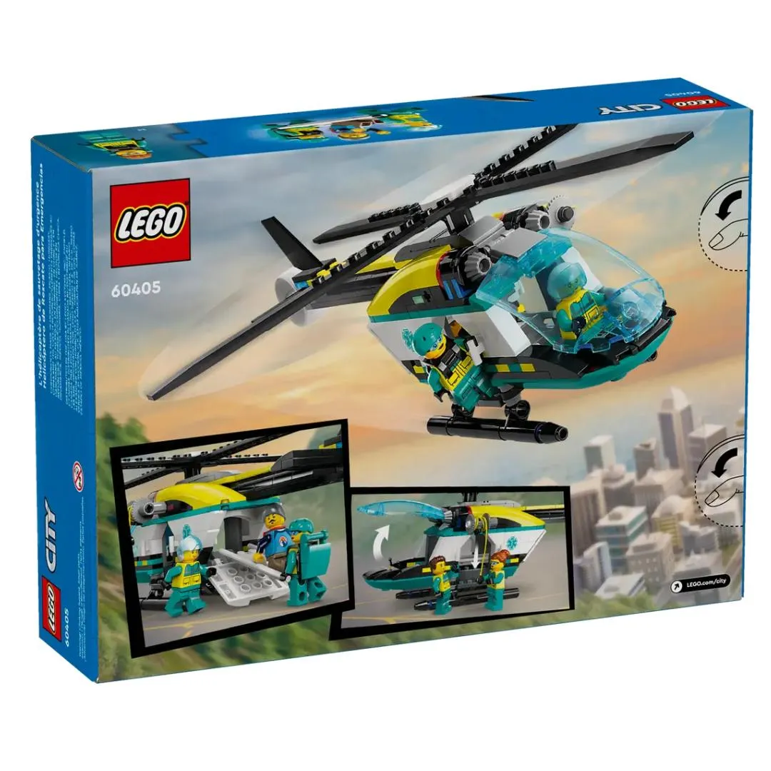 Lego City City Great Vehicles Emergency Rescue Helicopter