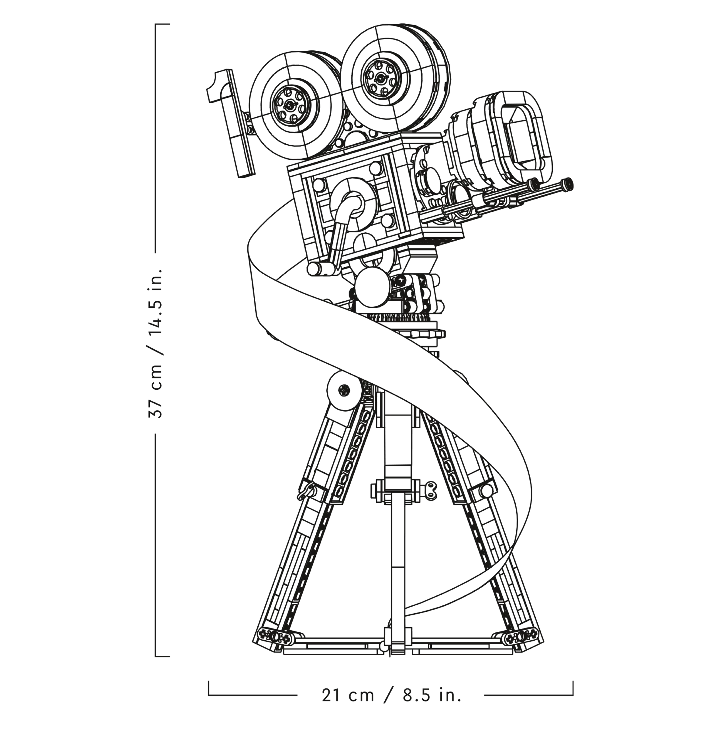 LEGO DISNEY 43230 Walt Disney Tribute Camera