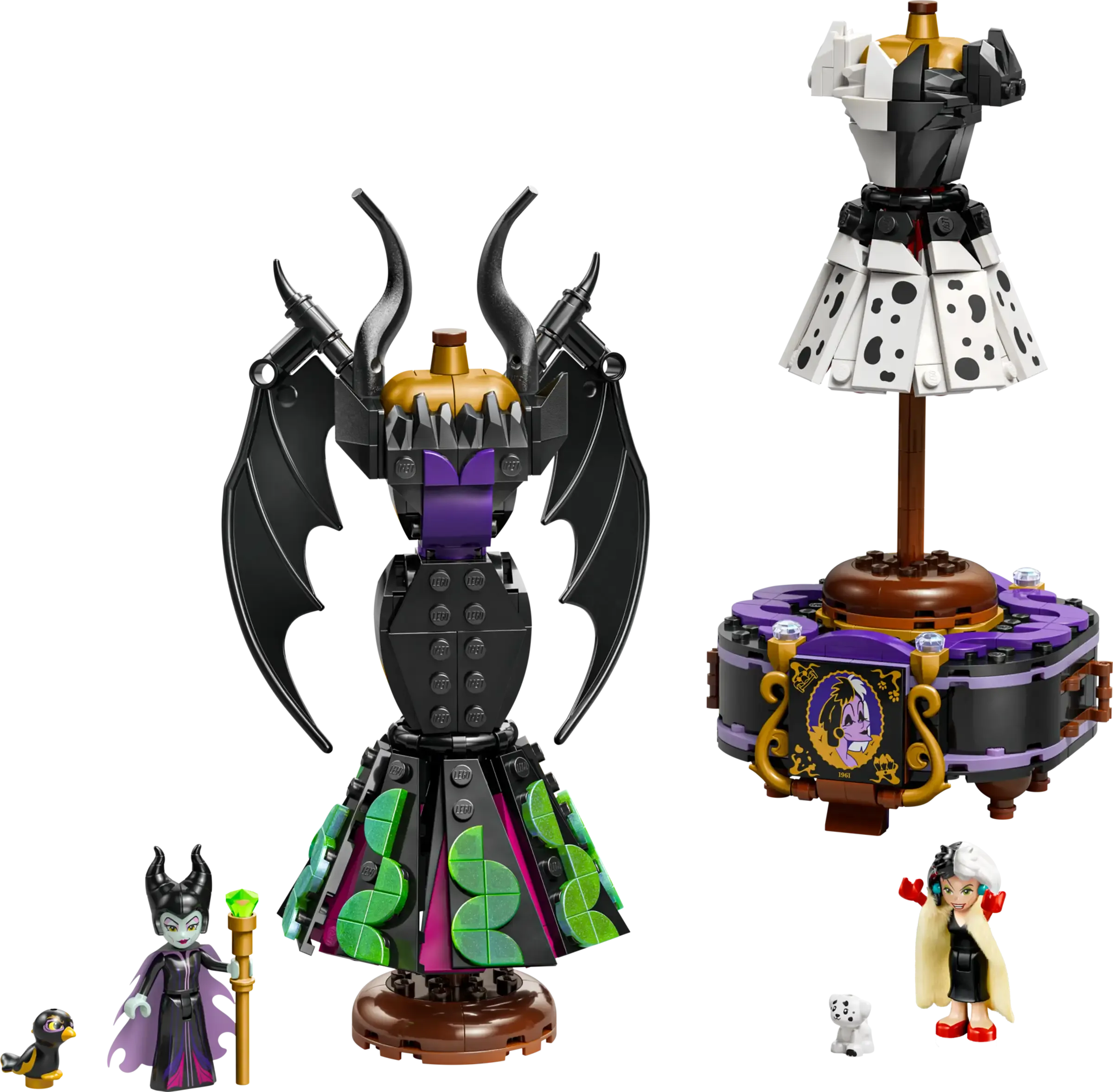 LEGO DISNEY 43262 Maleficent's and Cruella De Vil's Dresses