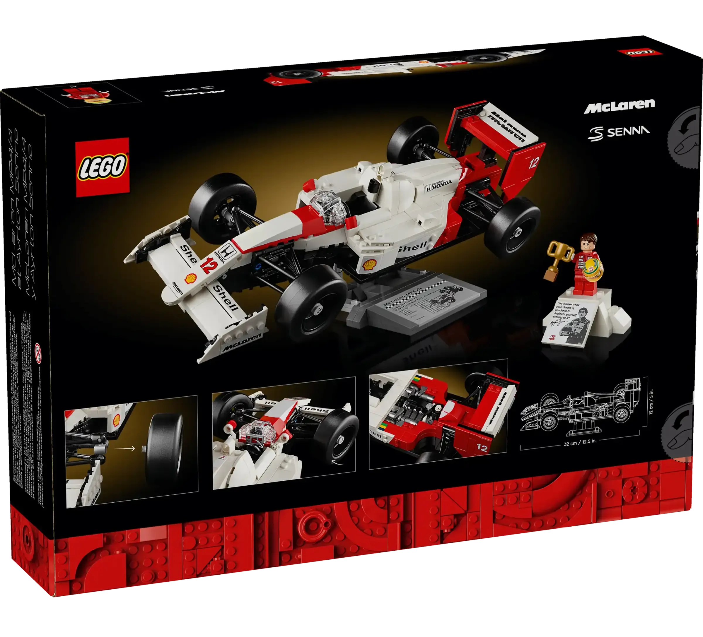 LEGO ICONS 10330 McLaren MP4/4 & Ayrton Senna