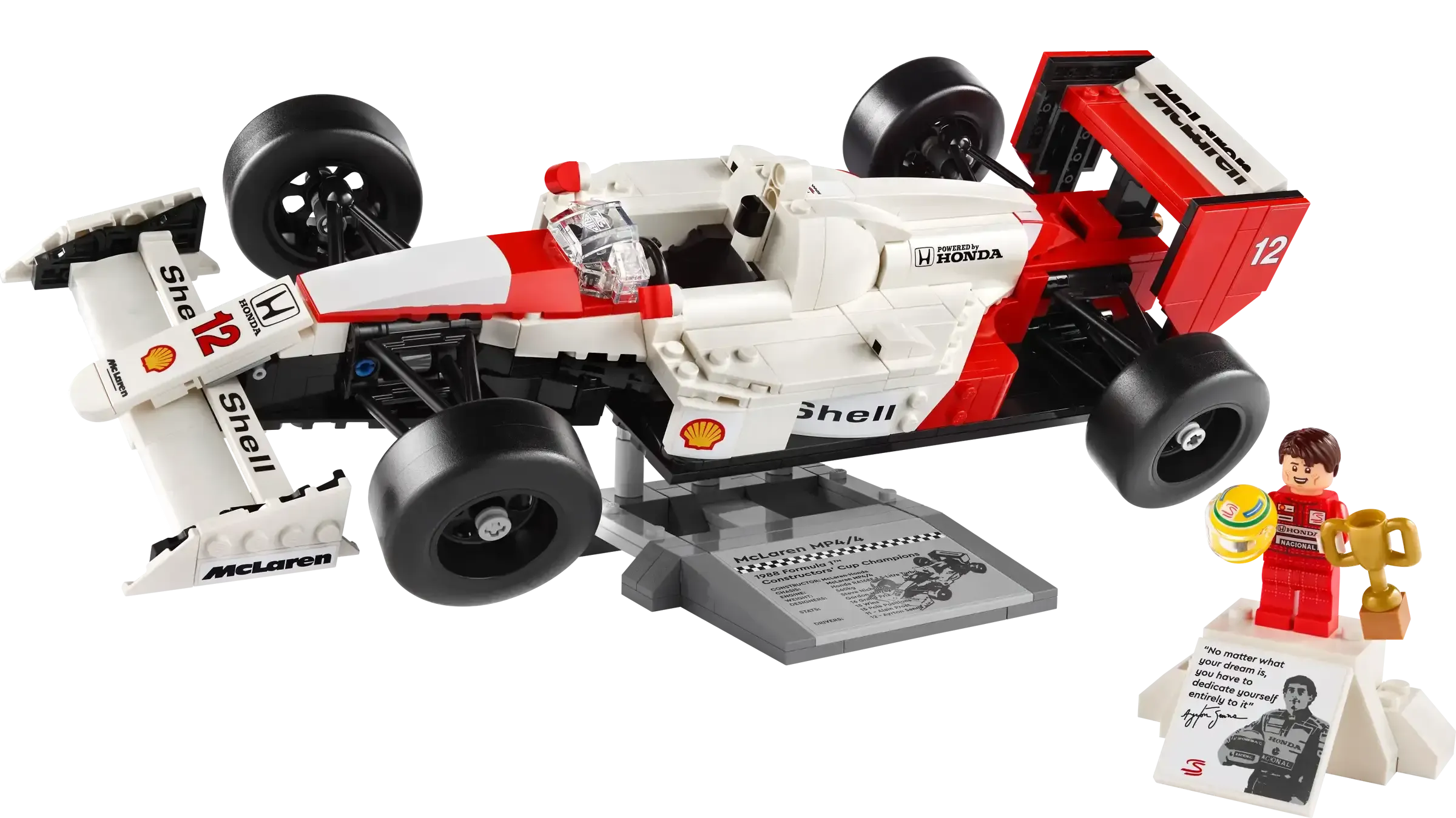 LEGO ICONS 10330 McLaren MP4/4 & Ayrton Senna