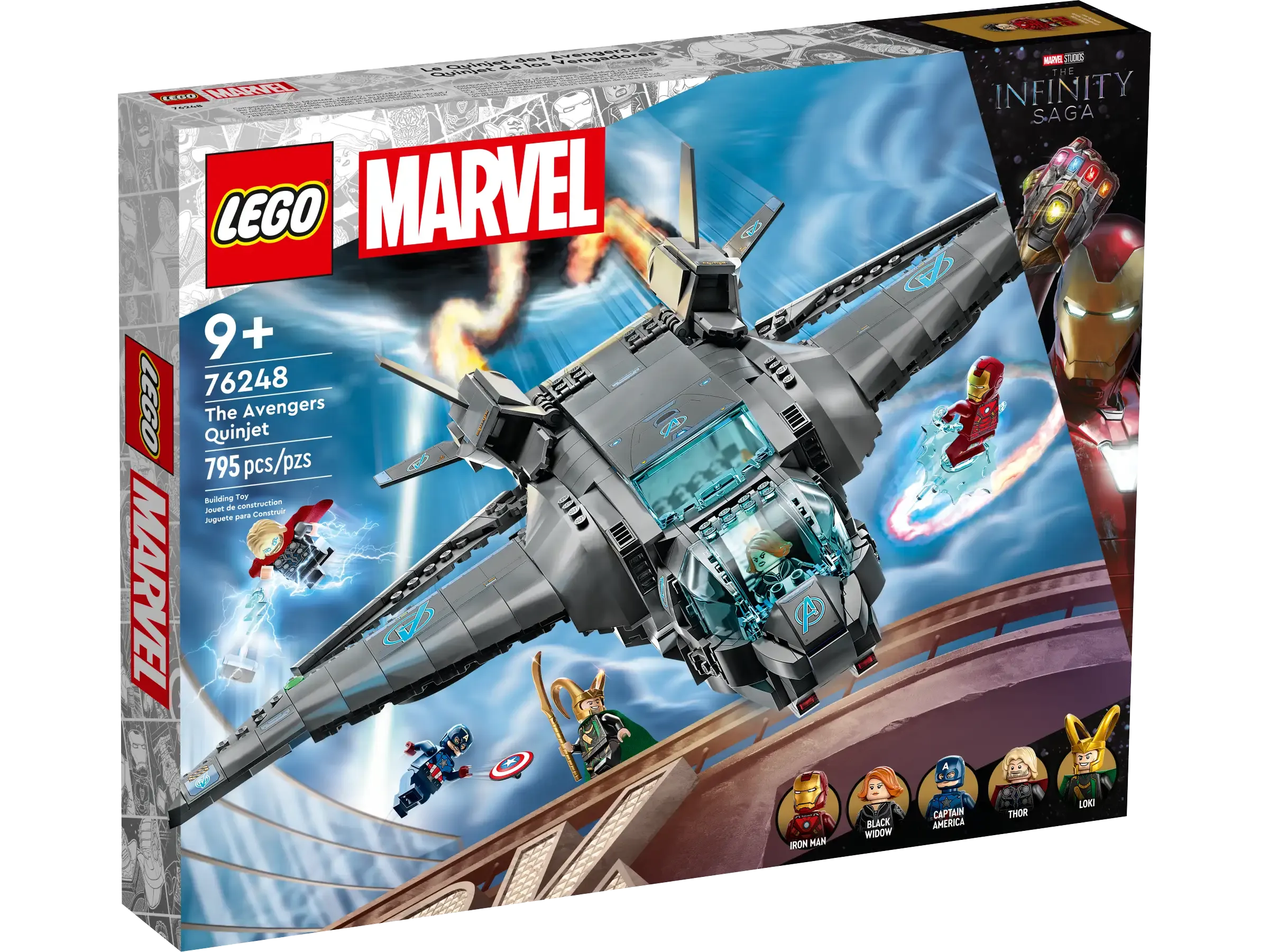 LEGO MARVEL 76248 The Avengers Quinjet
