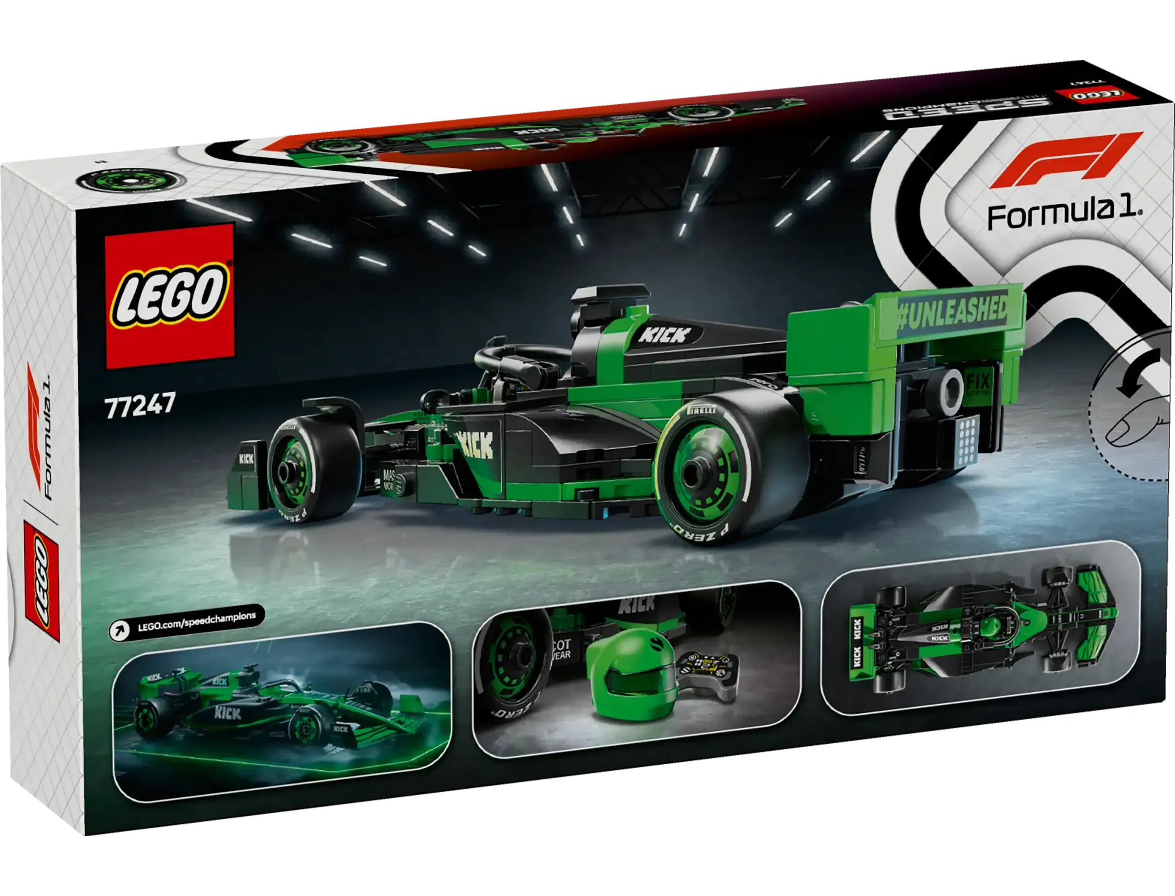 LEGO SPEED CHAMPIONS 77247 KICK Sauber F1 Team C44 Race Car