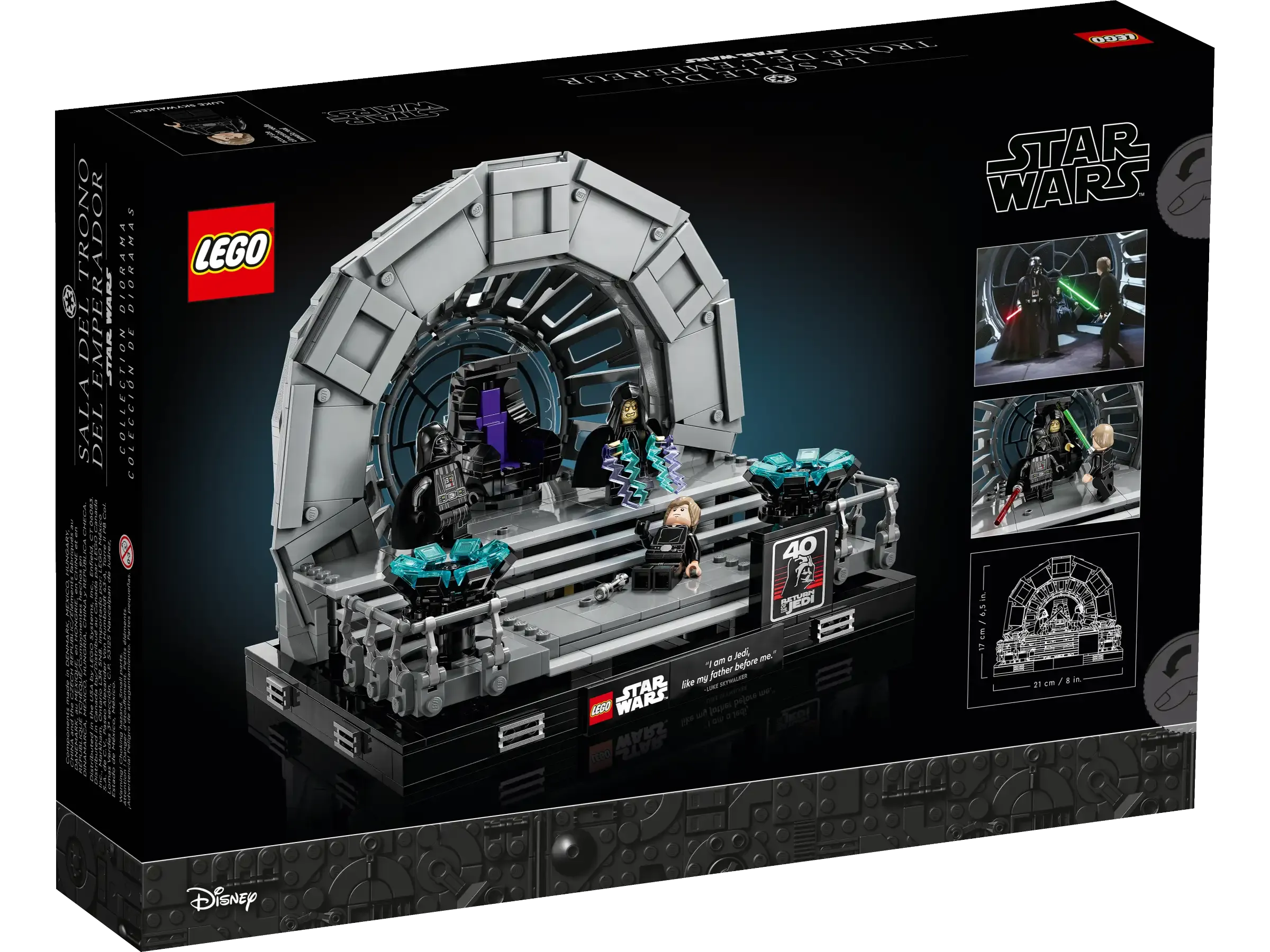 LEGO STAR WARS 75352 Emperor's Throne Room Diorama