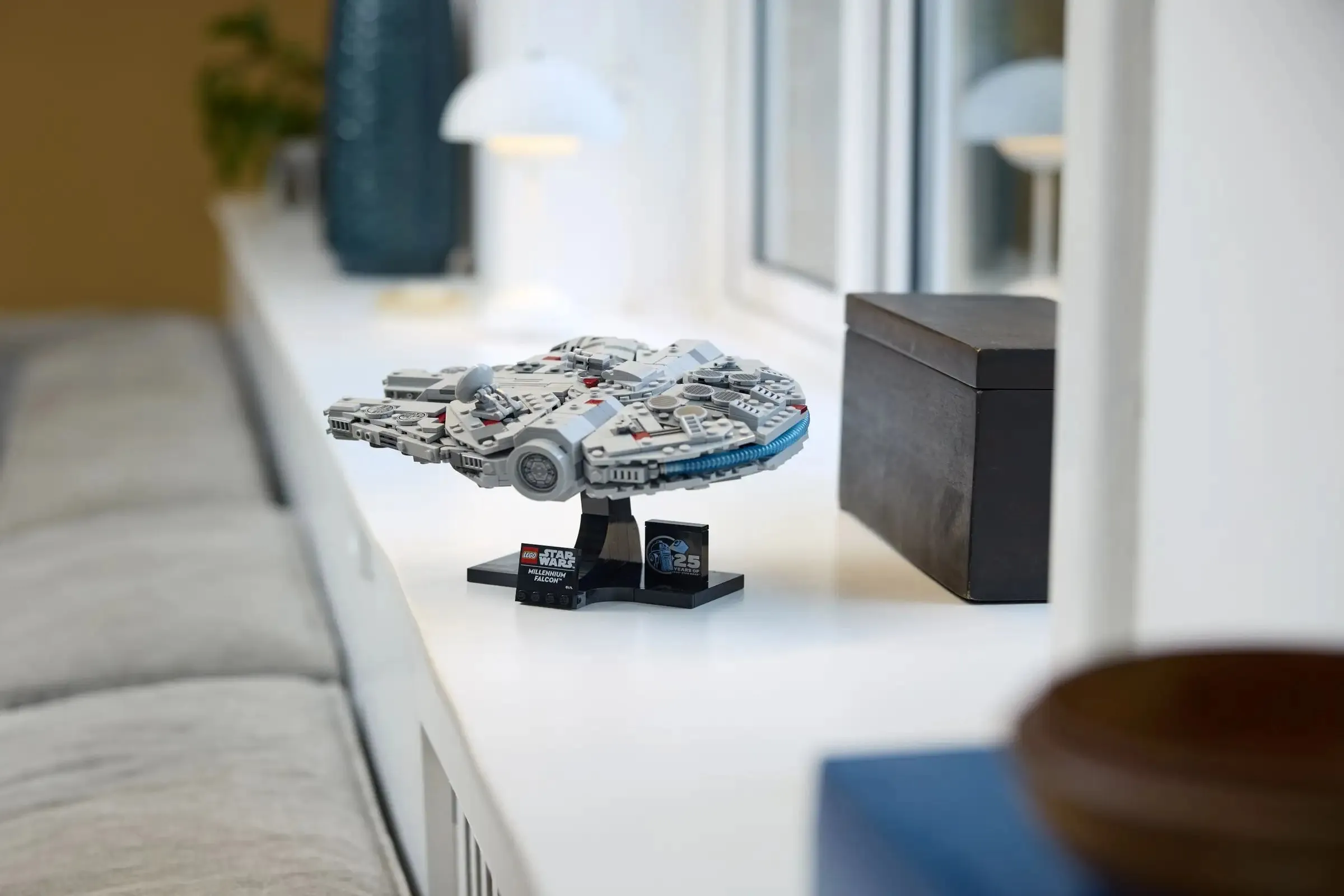 LEGO STAR WARS 75375 Millennium Falcon Model Set for Adults