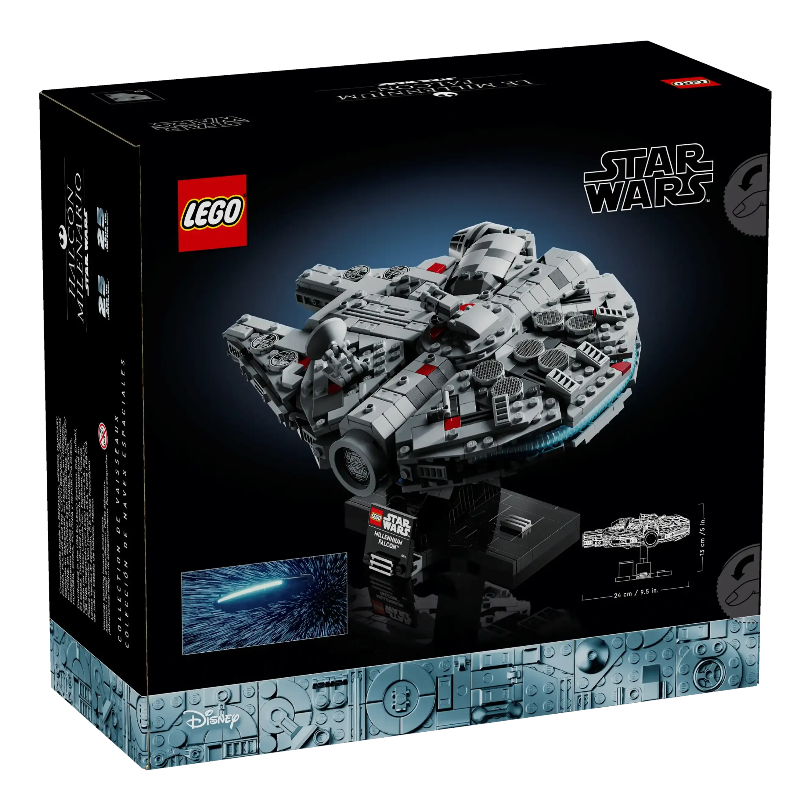 LEGO STAR WARS 75375 Millennium Falcon Model Set for Adults
