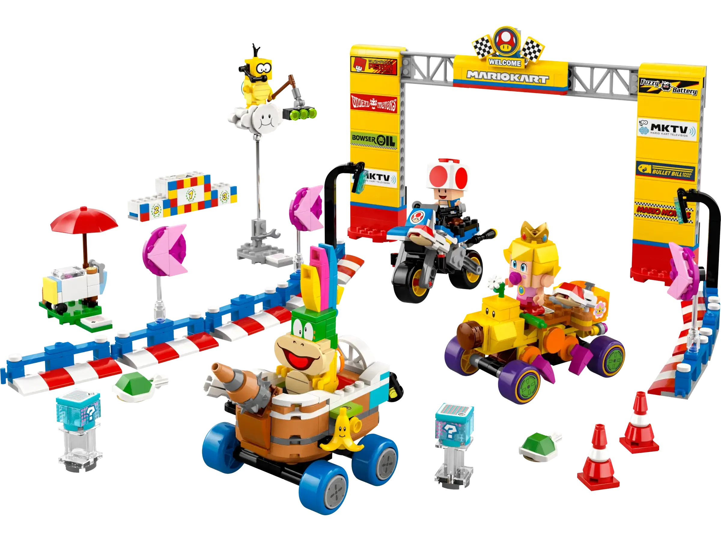 LEGO SUPER MARIO 72036 Mario Kart  Baby Peach & Grand Prix Set