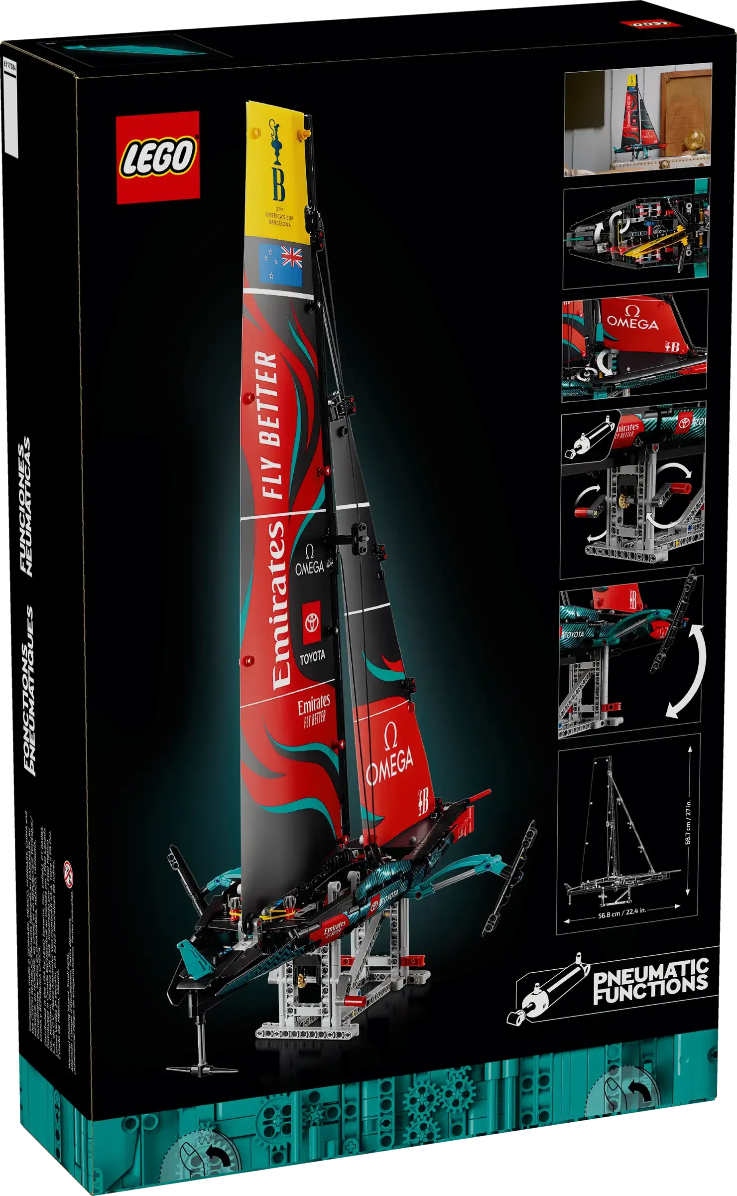LEGO TECHNIC 42174 Emirates Team New Zealand AC75 Yacht