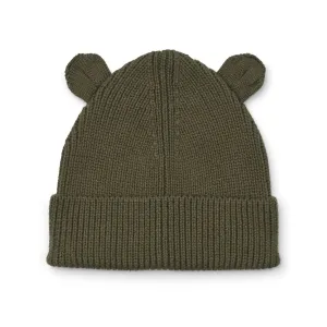 Liewood: Gina Beanie with Ears - Army Brown