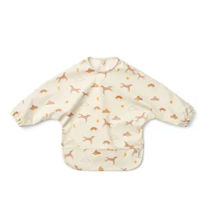 Liewood: Merle Printed Cape Bib - Dream / Ecru