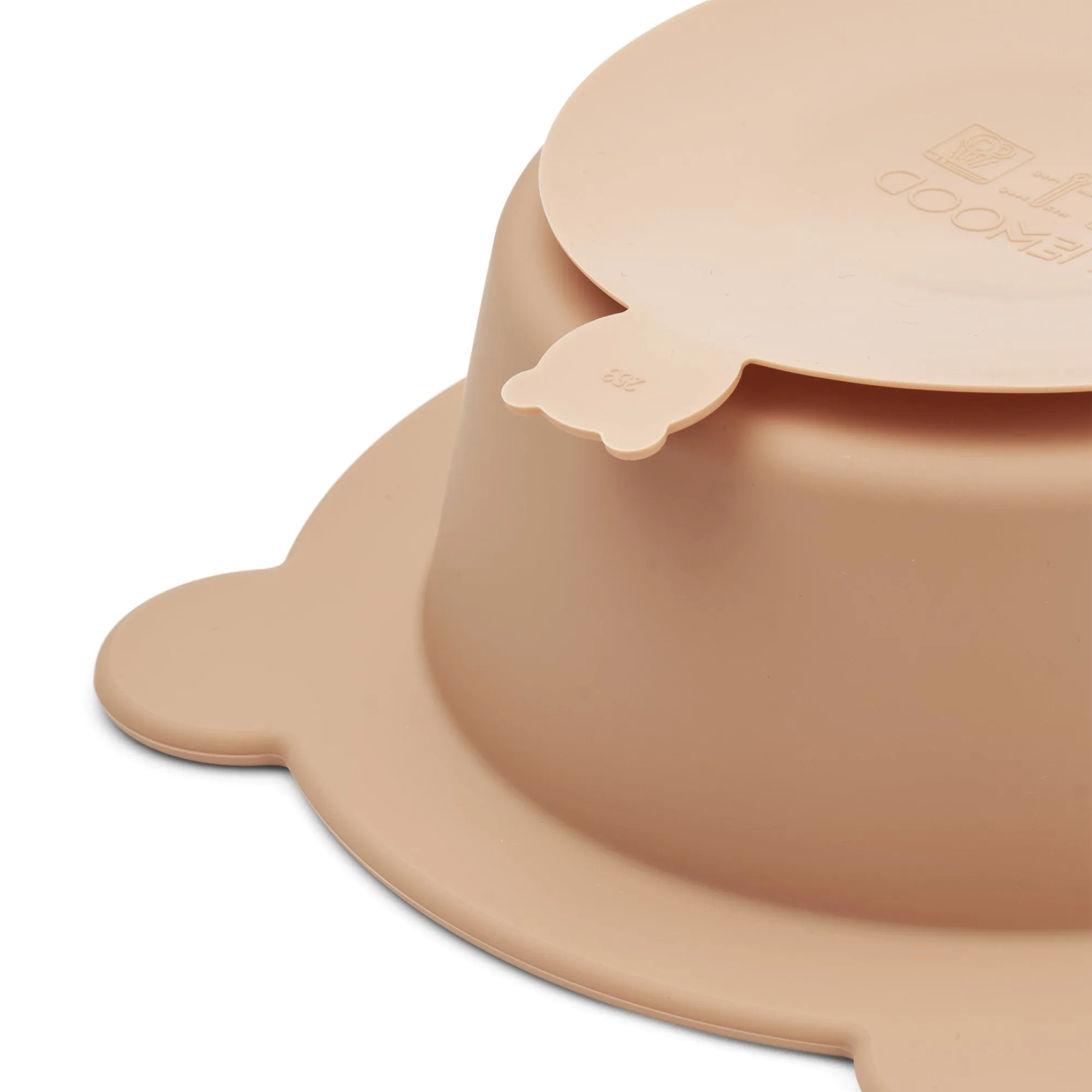 Liewood: Peony Suction Bowl 2-Pack - Tuscany Rose / Apple Blossom