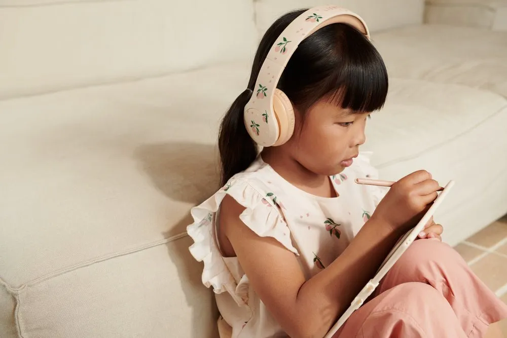 Liewood: Quinn Wireless Headphones - Peach