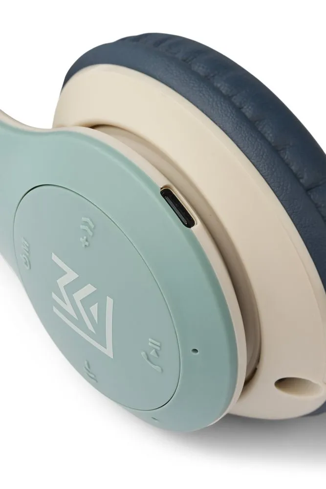 Liewood: Quinn Wireless Headphones - Peppermint Mix