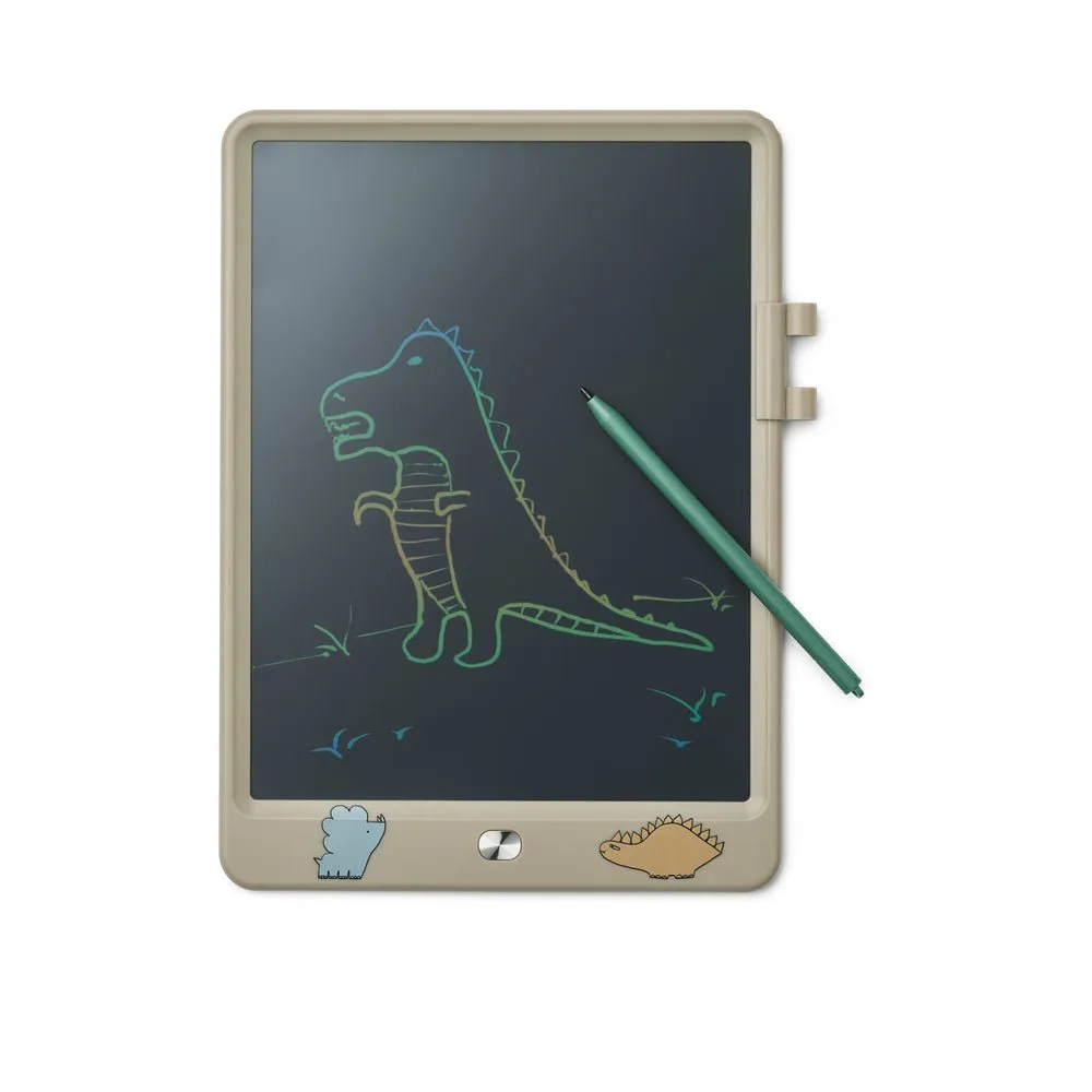 Liewood: Zora Magic Drawing Board - Dinosaurs / Mist