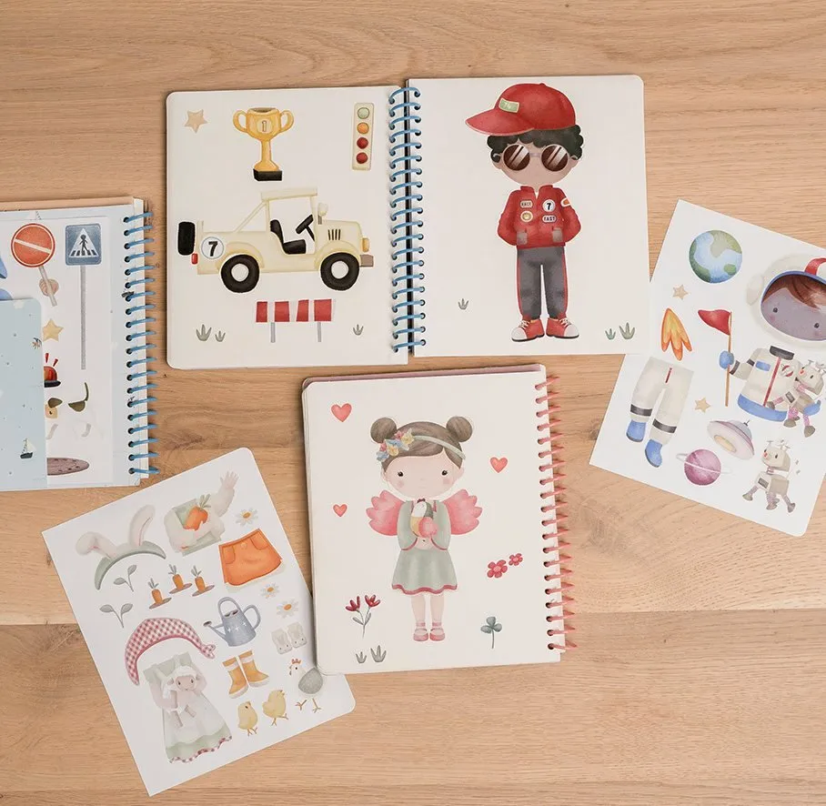 Little Dutch: Dress me up book - Jim & Friends