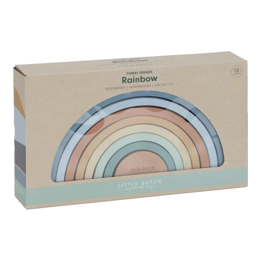 Little Dutch: Rainbow Stacker  - Forest Friends