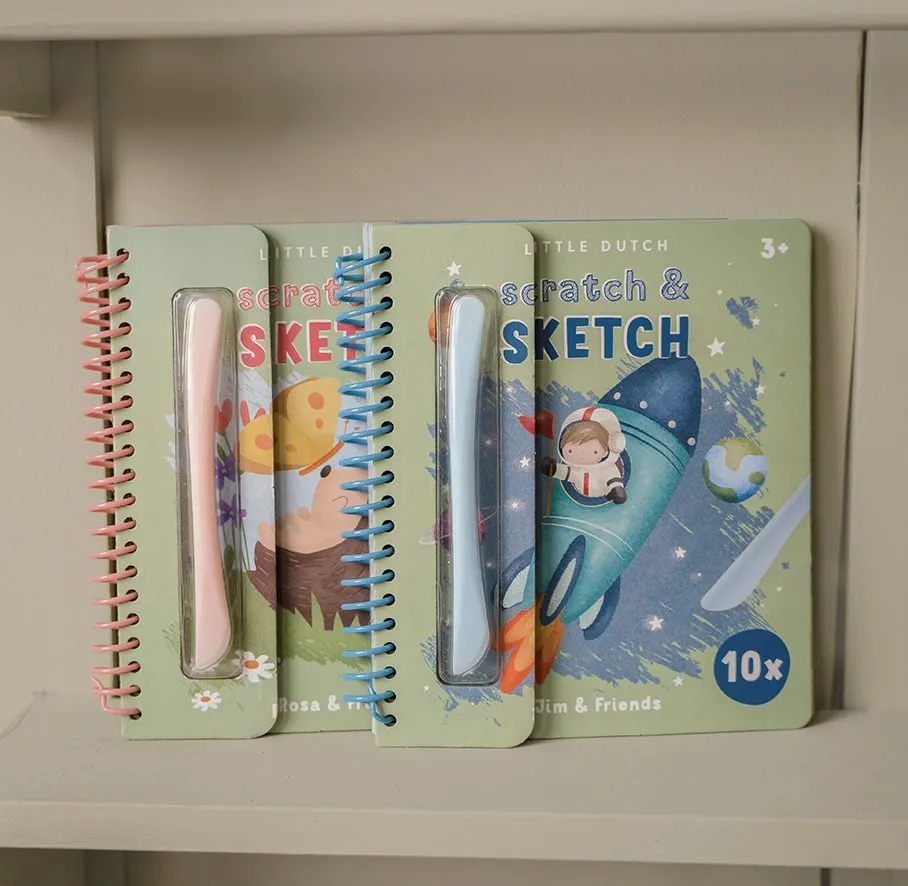 Little Dutch: Scratchbook - Rosa & Friends