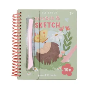 Little Dutch: Scratchbook - Rosa & Friends