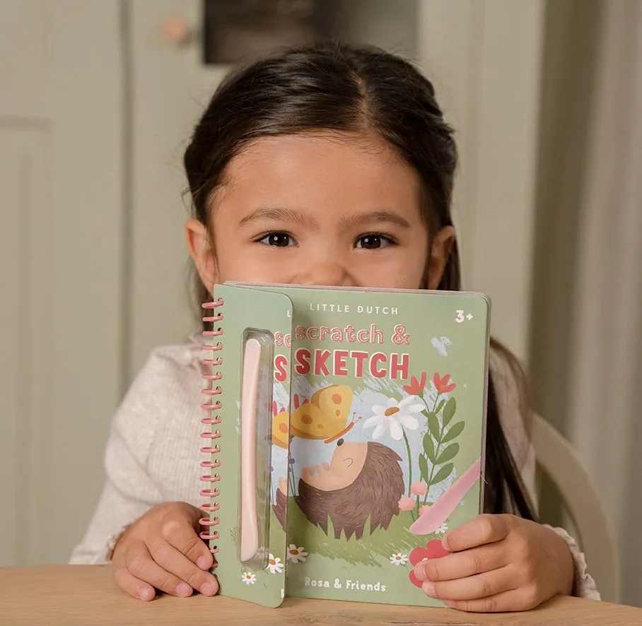 Little Dutch: Scratchbook - Rosa & Friends