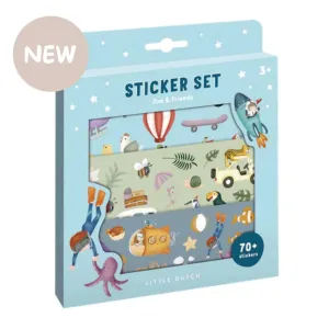 Little Dutch: Stickerset - Jim & Friends