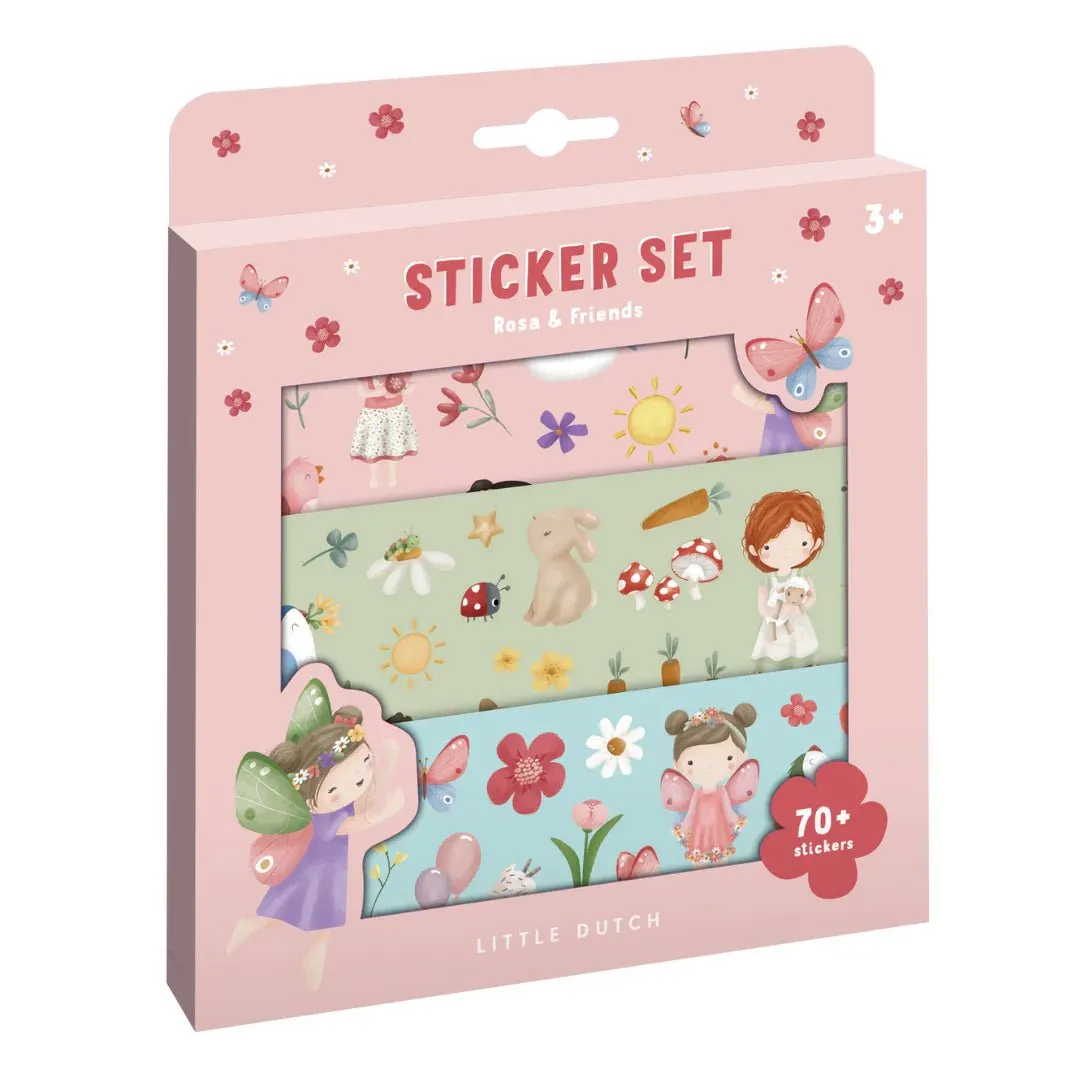 Little Dutch: Stickerset - Rosa & Friends