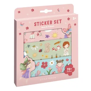 Little Dutch: Stickerset - Rosa & Friends