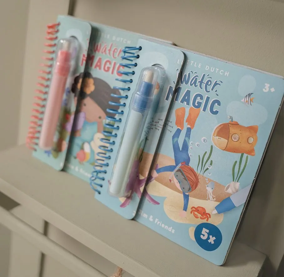 Little Dutch: Water reveal book - Jim & Friends