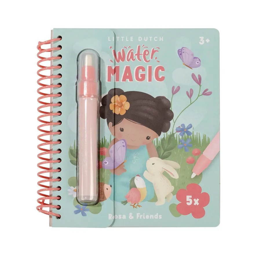Little Dutch: Water reveal book - Rosa & Friends