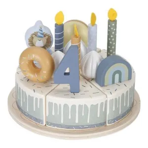 Little Dutch: Wooden Cake - Blue