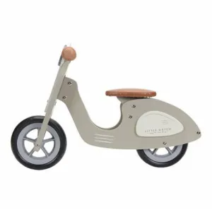 Little Dutch: Wooden Scooter Olive