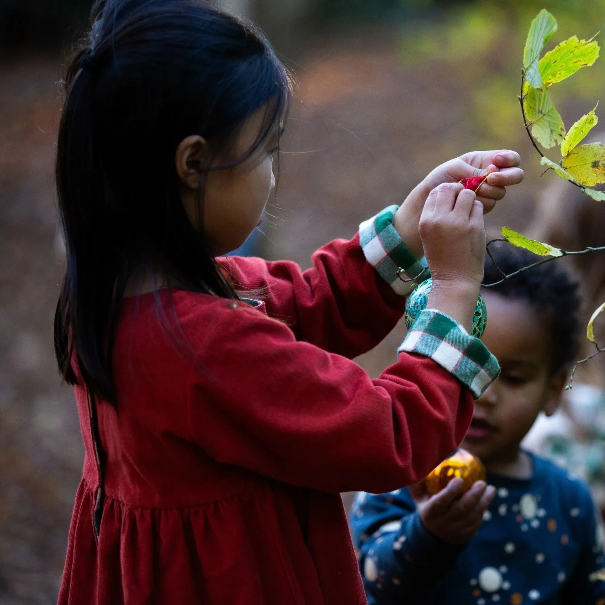 Little Green Radicals: Hazelnut Reversible Corduroy Pocket Dress
