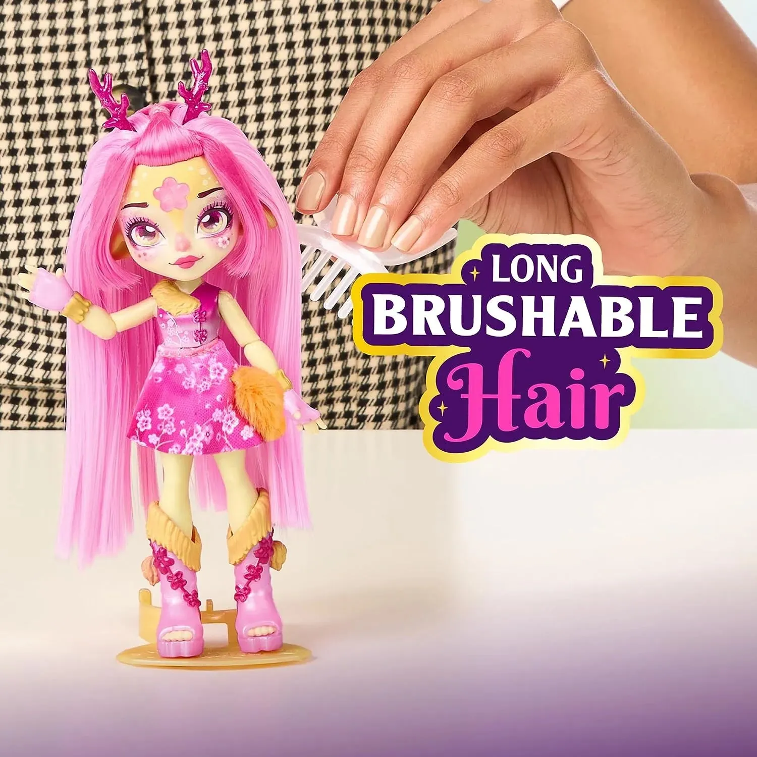 Magic Mixies Pixlings Deerlee Pink