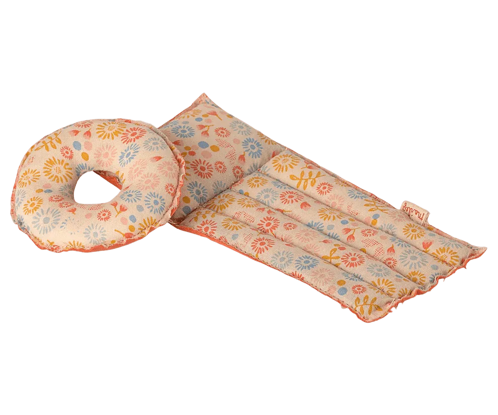 Maileg: Air Mattress, Mouse - Flower