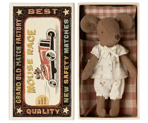Maileg: Big Sister Mouse in a Matchbox