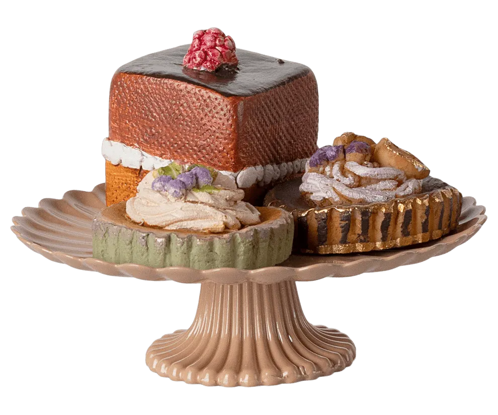 Maileg: Cakes and Cakestand, Mini