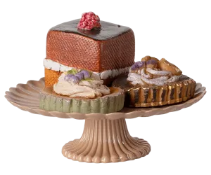 Maileg: Cakes and Cakestand, Mini