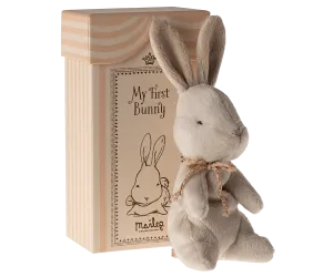 Maileg: My First Bunny - Off White / Rose
