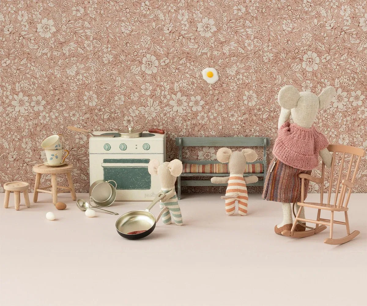 Maileg: Rocking Chair - Mouse / Dark Powder