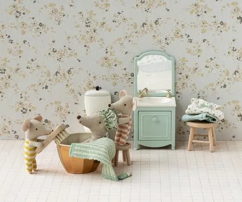 Maileg: Sink dresser, Mouse - Mint
