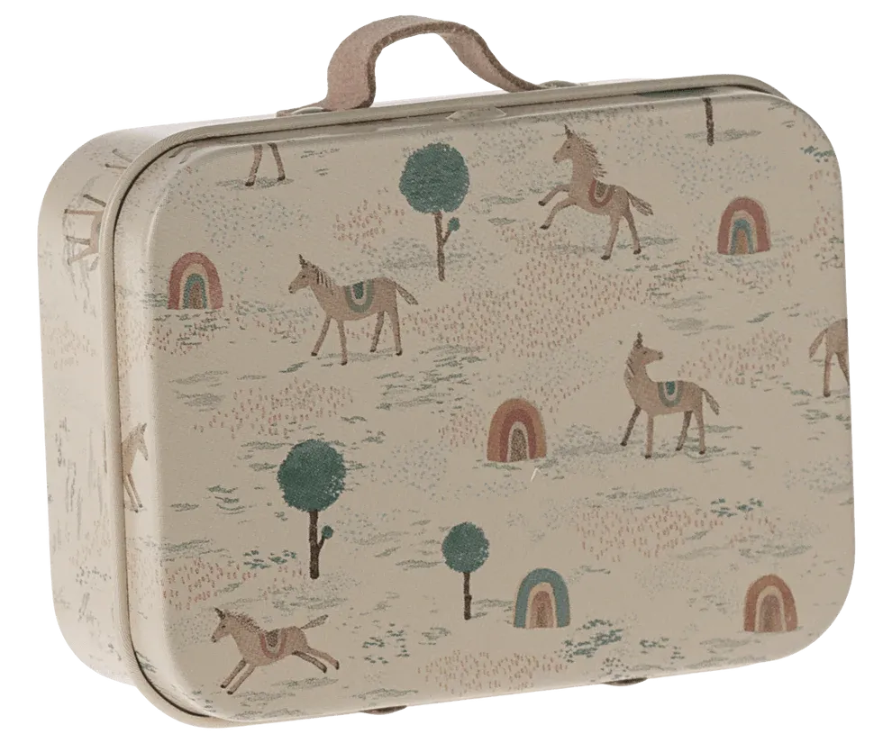 Maileg: Suitcase, Micro - Des licornes