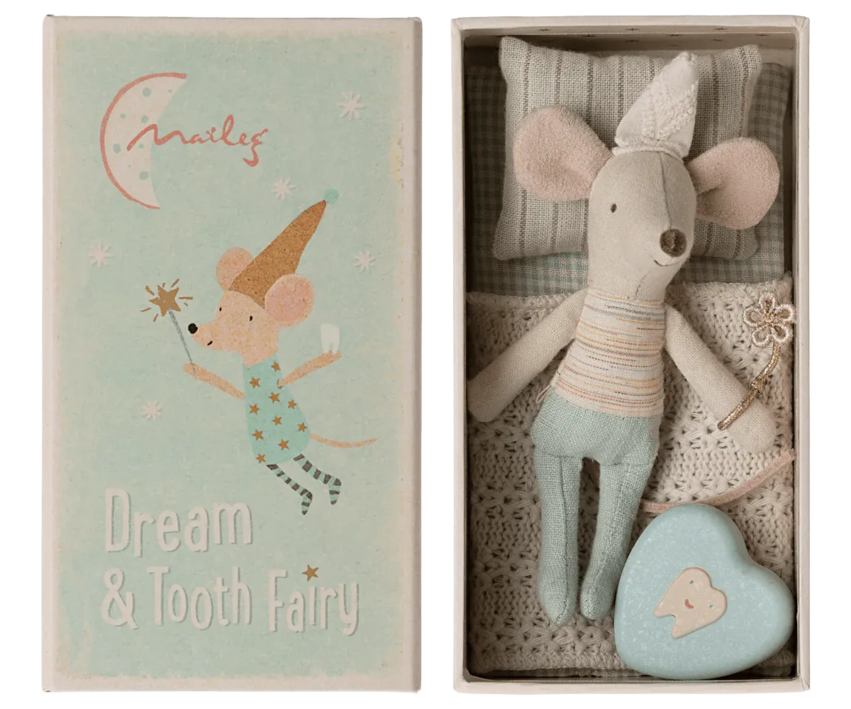 Maileg: Tooth fairy mouse matchbox, Little Brother