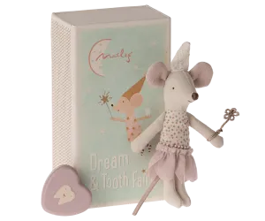 Maileg: Tooth fairy mouse matchbox, Little Sister